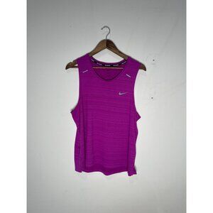 Nike Men’s Purple Dri-FIT Tank Top Size L – Lightweight Performance Athletic Gym